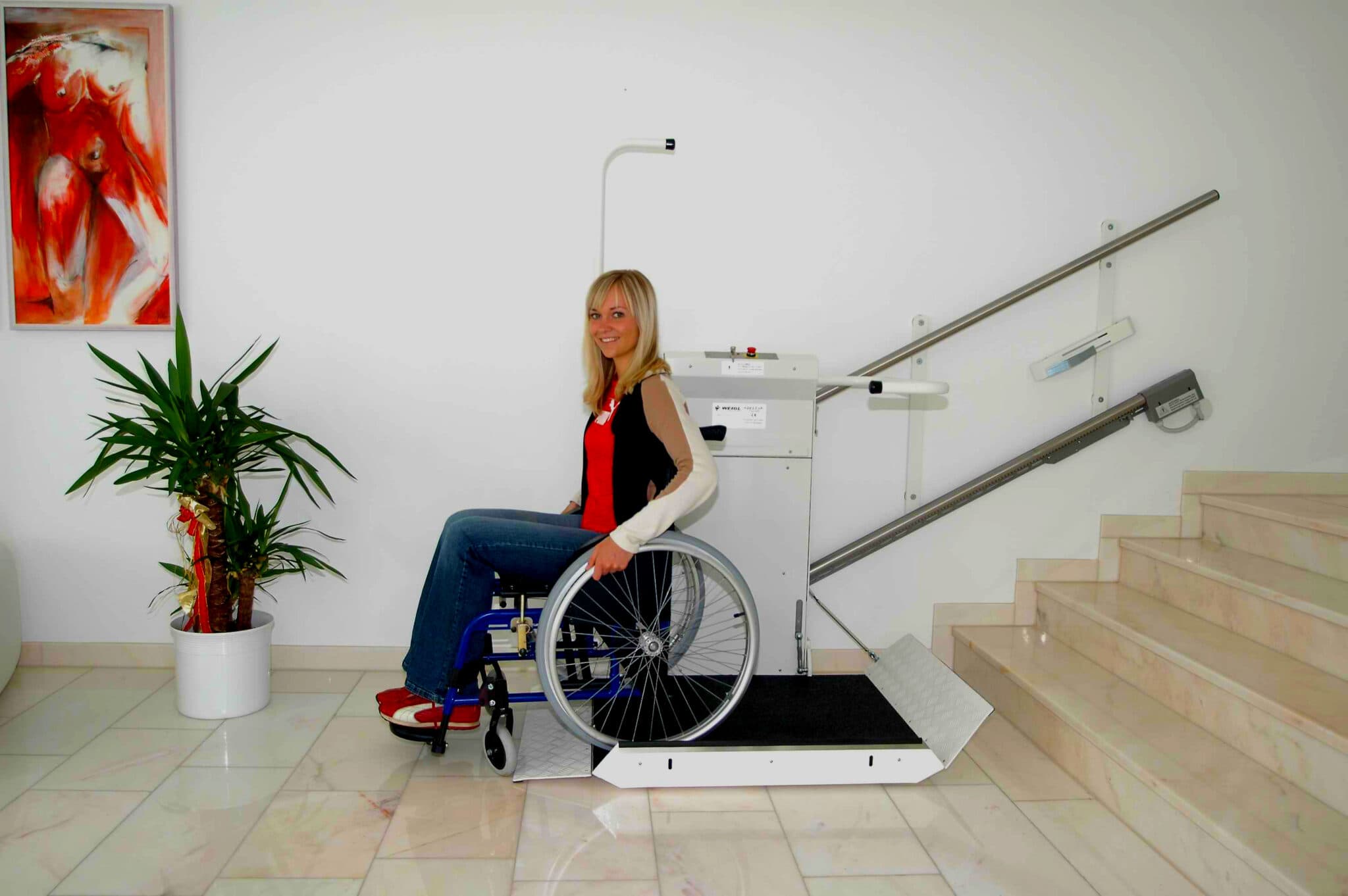 Platerforme PMR inclinée
